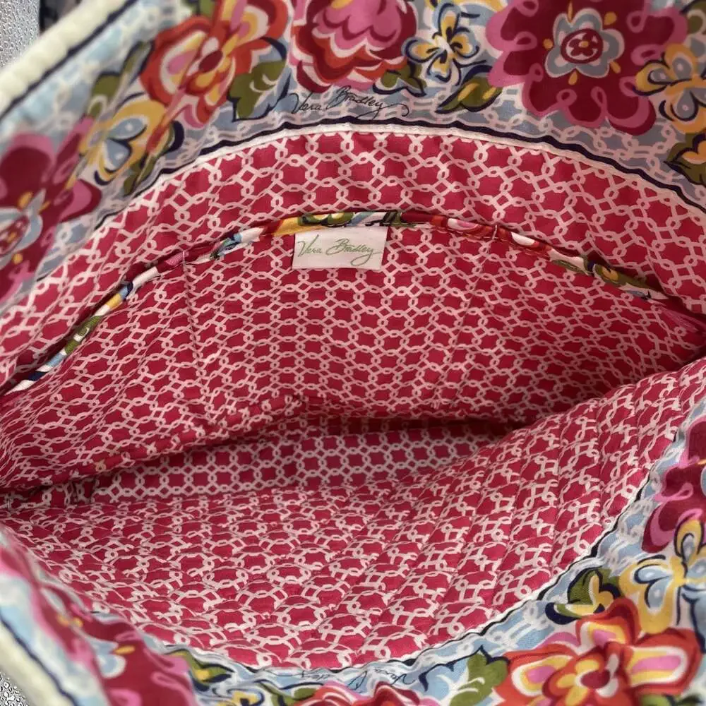 VERA BRADLEY Garden Hope Large Tote Bag Purse Travel Bag Shopper